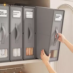JCSYFAC Tấm Bộ Hộp Bảo Quản Tổ Chức Vải Gấp Cửa Sổ Dây Kéo Chăn Hộp Tổ Chức Tủ Quần Áo Giường Quần Áo Sắp Xếp Lưu Trữ Mới