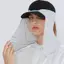Mũ câu cá Qui-Drying Face Ne Tấm che nắng Mũ bảo vệ tia cực tím Mũ che nắng cho thể thao ngoài trời Đi bộ đường dài mới
