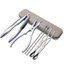 Bộ dụng cụ ăn cua inox nhà bếp 3 món: kẹp, nhíp, kìm tách vỏ cua/ghẹ sáng tạo cho gia đình, mã UUJN