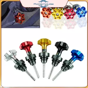 POWER 1Pc Dầu Dipsti Filler Nắp Cắm Cho Xe Tay Ga Động Cơ Xe Máy Crankcase Đồng Hồ Đo Mức Dầu Đa Năng DipSti.