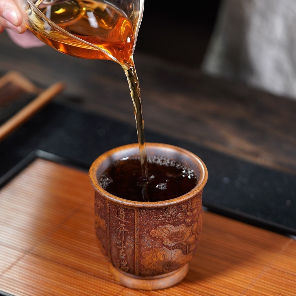 Chén Chủ Tử Sa Hà Vận Thanh Ninh Dùng Thưởng Trà Dung Tích 220 ml (Nguyên Khoáng Cao Ôn Đoạn Nê)