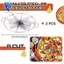 2 Miếng Cắt Bánh Đánh Dấu Tròn Đường Kính 10,6 Inch Cắt Bánh Inox Cho Gia Đình Thương Mại (8)