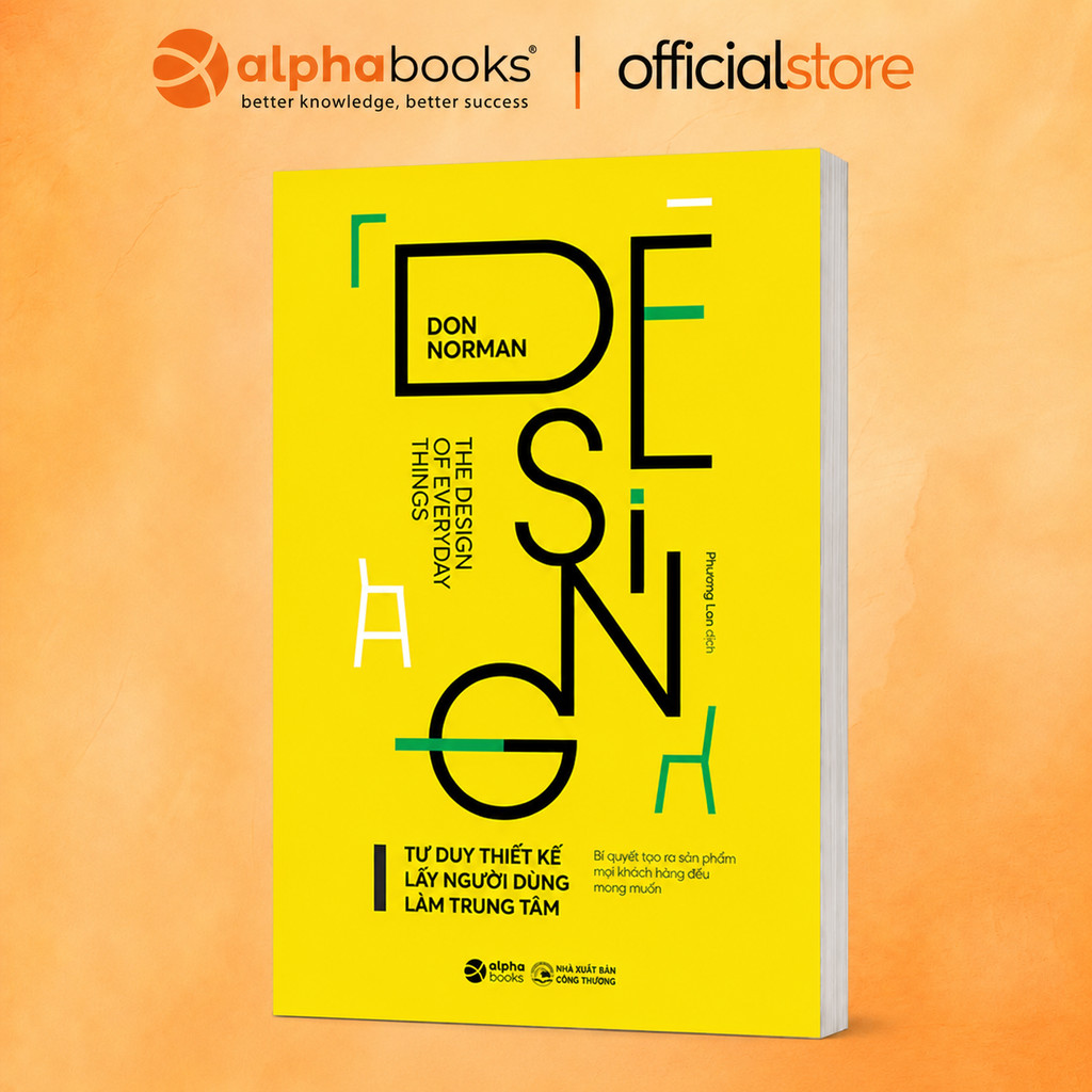 Sách - Design - Thiết Kế Lấy Người Dùng Làm Trung tâm - Don Norman (Alpha Books)