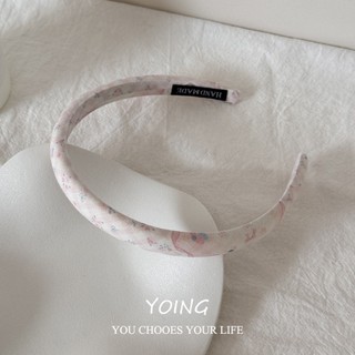 Yoing / Phiên bản Hàn Quốc Băng đô giảm tuổi dễ thương Vải hoa văn không đều Băng đô nữ