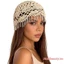 Mũ beanie đan móc dành cho nữ với tua rua đính cườm sang trọng Màu trơn rỗng Mũ đầu lâu thoáng khí nhẹ