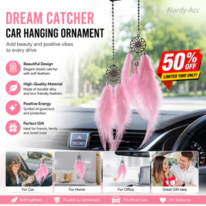 Dreamcatcher Trang Trí Xe Hơi Handmade Lông Vũ Gương Chiếu Hậu Mặt Dây Chuyền Bohemian Quyến Rũ May Mắn Treo Trang Trí Sáng Tạo Tự Động Trang Trí Nội Thất Quà Tặng Đa Năng Phụ Kiện Xe