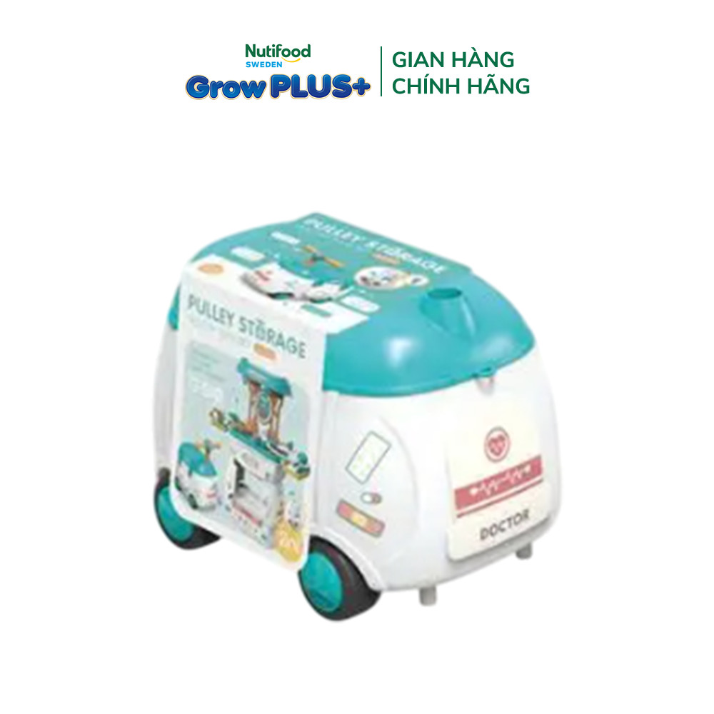 [Quà tặng không bán] Đồ chơi trẻ em bằng nhựa: bộ xe bác sĩ 2in1