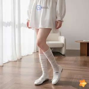 Thiết kế nơ lưới cao đến đầu gối dành cho nữ cho trang phục Balletcore mới
