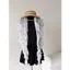 Milyfashion Retro Cực Lớn Đen Trắng Chấm Bi Xù Tam Giác Khăn Che Nắng Fart Rèm Váy Lớp Đa Năng EBTO