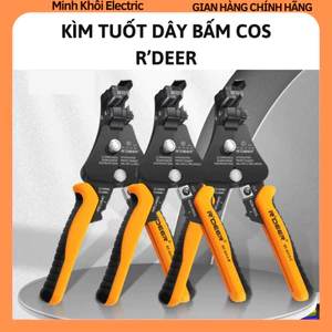 Kìm bấm cos tuốt dây Rdeer,kìm đa năng,kềm tuốt dây điện đa năng,kìm cắt cáp điện bấm cốt,kìm bấm cốt,kìm tước dây