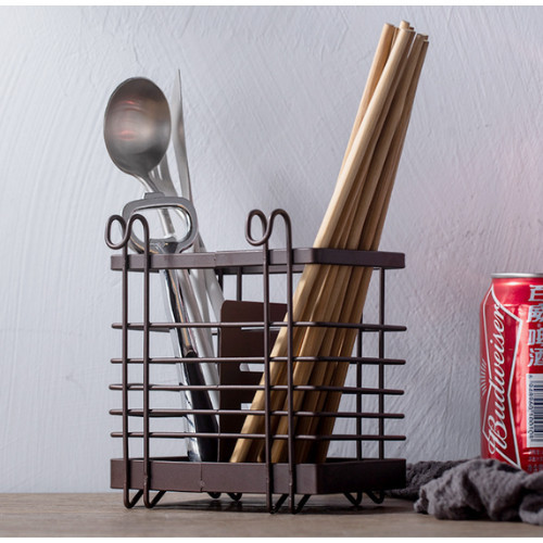 Ống Đựng Đũa Inox Cao Cấp Tiện Lợi Có Móc Treo, Chống Gỉ, Gọn Gàng Cho Mọi Bếp