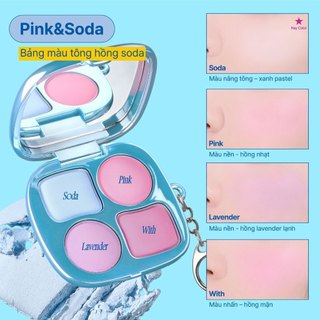 Bảng Phấn Má FWEE Pocket Cheek Palette Lên Màu Trong Trẻo, Tán Mịn, Bền Màu 4 màu  9.6g