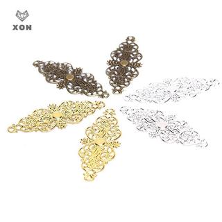 Đầu nối trang sức handmade DIY bằng gỗ hình hoa, bộ 20 cái