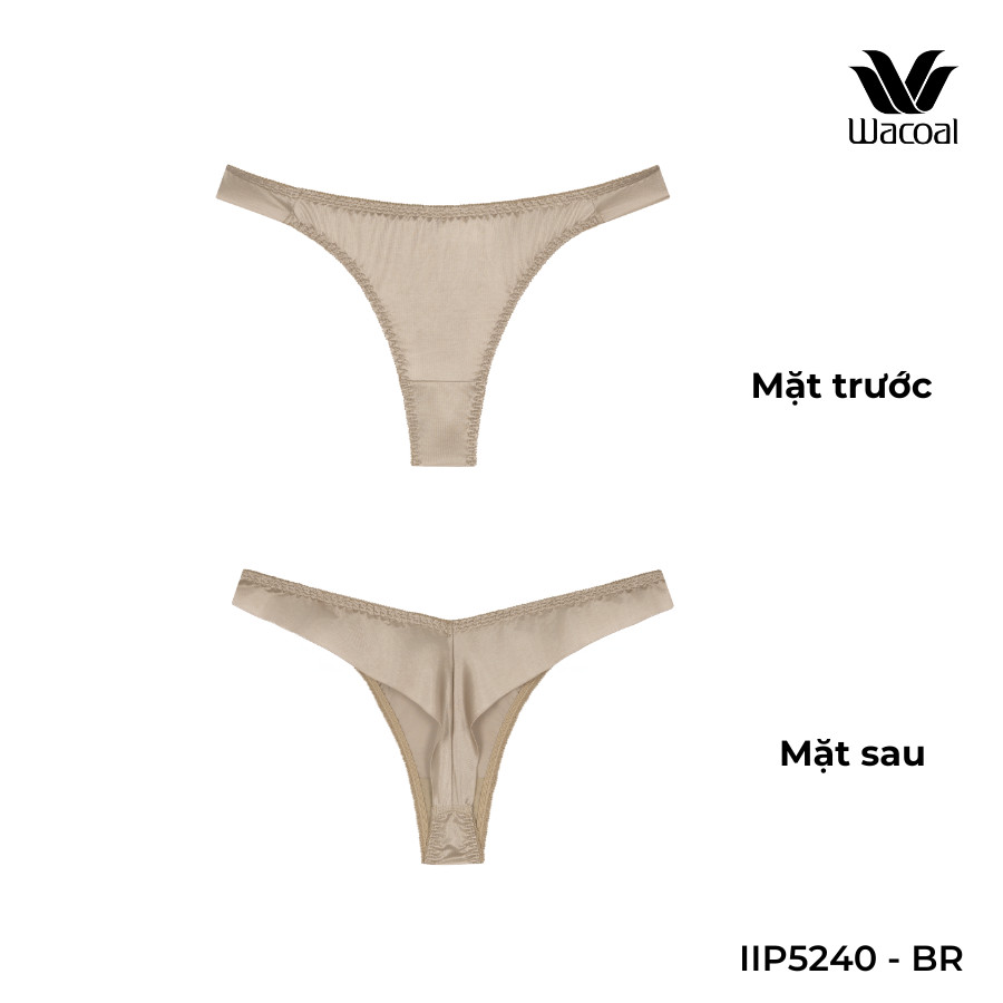 Quần lót Wacoal IIP5240 T-back 95% Cotton Mềm thoáng thuần khiết dây mảnh không viền thoải mái - IP5240
