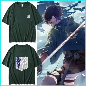 GN Attack on Titan Anime Unisex Short Sleeve Shirt - cosplay thời trang
