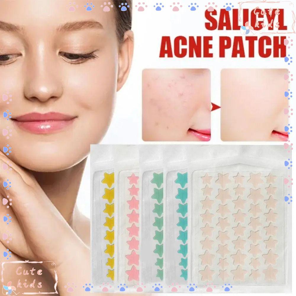 TPKSF98 40 Cái / tờ Miếng Dán Vỏ Mụn, Chăm Sóc Da Miếng Dán Mụn Hình Ngôi Sao Dễ Thương, Điều Hỗ trợ giảm mụn Vô Hình Bền Đẹp Miếng Dán Mụn Nhiều Màu Sắc
