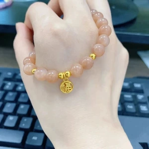 Phong Cách Trung Hoa Fu Nhân Vật Vòng Tay Ins Đính Hạt Dây Xích Quyến Rũ May Mắn Trang Sức Sinh Viên Người Bạn Thân Nhất Quà Tặng Năm Mới