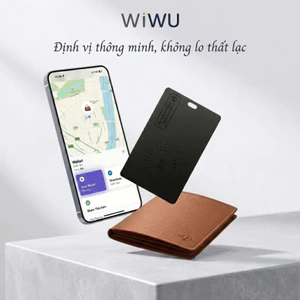 Thẻ Định Vị Chống Thất Lạc WiWU Wi-Tag WT-07 - Định Vị Toàn Cầu, Hỗ Trợ Apple Find My, Pin 1 Năm, Kháng Nước IPX5