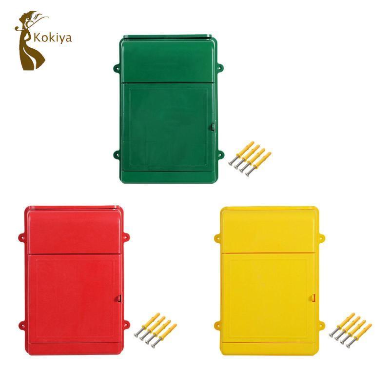 Hộp thư treo tường đa năng 13,5x10x2,7 inch, lắp đặt đơn giản, sắp xếp cho văn phòng tại nhà