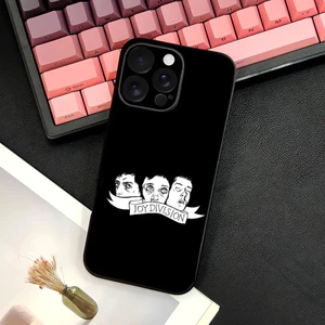 Ốp Điện Thoại TP-2 Singer J-Joy Division Cho IPhone 17 16 15 14 13 12 11 Pro Max Plus Mini Đen Mờ Vỏ Mềm Funda