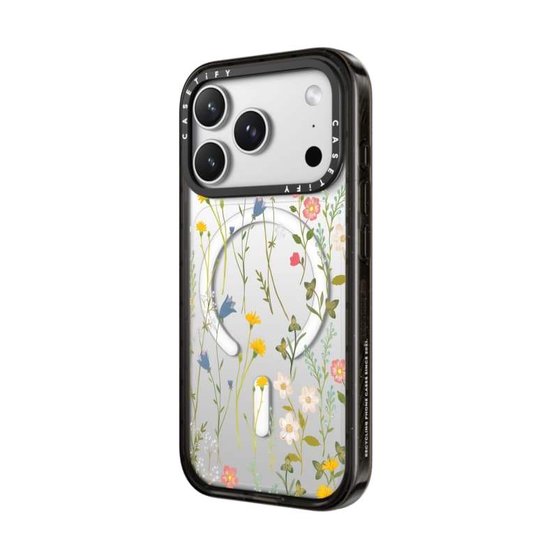 CASECASE X Vỏ hạt giống Bó hoa Màu đen / Xanh da trời / Hồng Bộ sưu tập kẹo Fizz Màu sắc trong suốt Cứng hút từ tính Vỏ tác động cho Apple IPhone 13 14 15 16 17Pro Max Plus Có hộp
