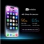 Kính Cường Lực Chống Chói Hoda Anti-Reflection Cho IPhone 15-18 Series - Viền Siêu Mỏng, Hộp Khung Trợ Dán Tự Lấy Bụi