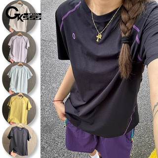 Áo thun nam GKSSS tay ngắn phong cách núi Mỹ khô nhanh thể thao trung tính