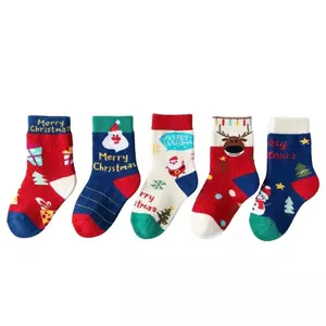COMBO 5 ĐÔI TẤT NOEL CHO BÉ, TẤT CHO BÉ TRAI ,BÉ GÁI