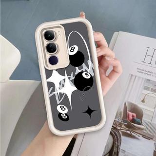 Ốp Lưng Cho VIVO Y19S Pro Y29 4G Hoạt Hình Silicon Mềm Ốp lưng TPU Xúc Viền Bi-a Mắt Thiên Thần Chống Sốc Ốp Lưng