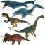 Đồ chơi khủng long rồng cổ rắn Mô phỏng Bộ động vật rắn cho trẻ em Thế giới Tyrannosaurus Rex Đồ chơi cậu bé Chiều cao 6cm