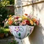 Exhila Độc Đáo Hình Dạng Ô Giỏ Treo Độ Bền Treo Tường Planter Trang Trại