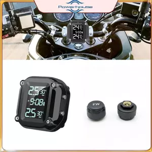 POWER M5 Xe Máy TPMS Không Dây Xe Máy Xe Máy Hệ Thống Báo Động Giám Sát Áp Suất Lốp Xe Máy Với 2 Cảm Biến Bên Ngoài 5 Phương Pháp Báo Động.