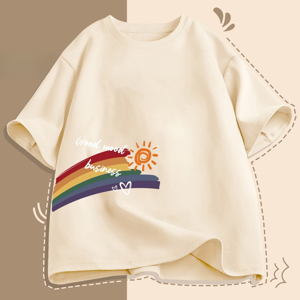 （Giao hàng 24h）Angela Áo Thun Unisex Golden Wheat Form Rộng Nam Nữ by JOLI Phong Cách Ulzzang J Joli Trendy