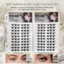 Bông tuyết Lông mi giả cá nhân Tự nhiên Airy Look C Curl Chiều dài hỗn hợp