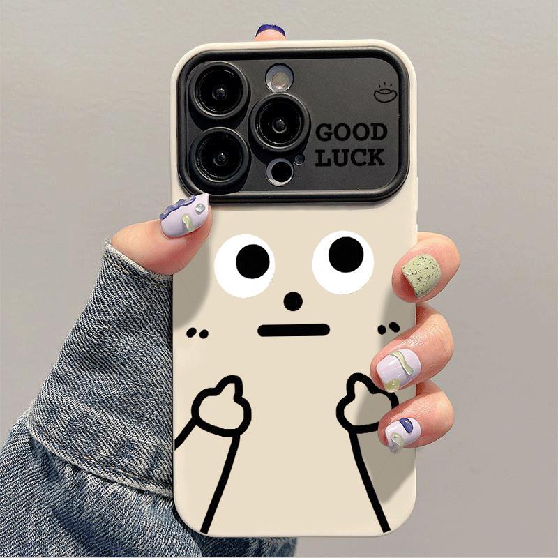 Ốp lưng iPhone 16 họa tiết chibi tức giận đơn giản thời trang trẻ trung bảo vệ toàn diện