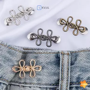 2 Cái Dễ Thương Bốn Lá Cỏ Ba Lá Bule Điều Chỉnh Thắt Lưng Có Thể Điều Chỉnh Thắt Lưng Bule Nút Liền Mạch Có Thể Tháo Rời Cho Quần Váy Mới