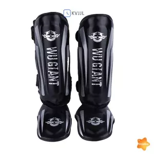 1 Cặp Kiboxing Boxing Shin Guard Pads Muay Thái Võ Thuật Sanda Wushu Bảo Vệ Chân Taekwondo MMA Chiến Đấu Bảo Vệ Mắt Cá Chân Mới