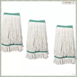 Thay thế đầu cây lau nhà 3 dây bông đầu vòng cho gia đình / công nghiệp / thương mại Refills