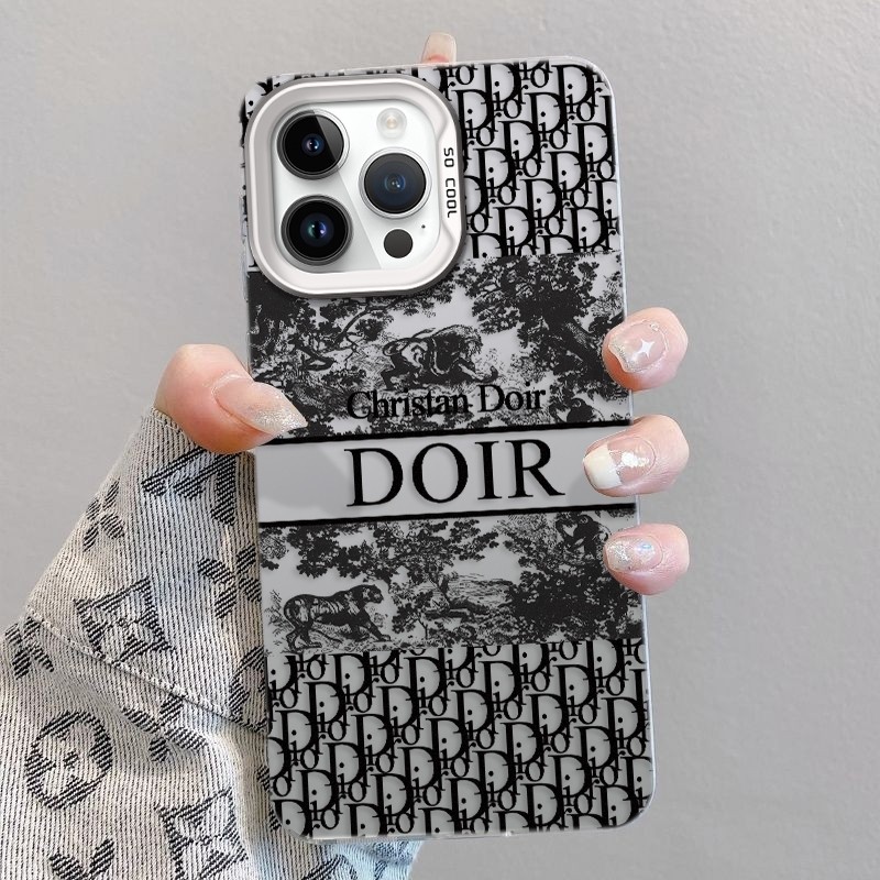 Ốp lưng Dior nhiều màu độc đáo, thiết kế cho giới trẻ thời trang Bảo Vệ Camera Cấp iPhone 17/16/15/14/13/12/11/X/XS Max
