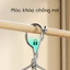 Giàn Phơi Kẹp Inox Nhiều Kẹp GADI, Tích Hợp Chốt Cài Chống Gió Thổi Bay Rơi Móc Treo Tất Vớ