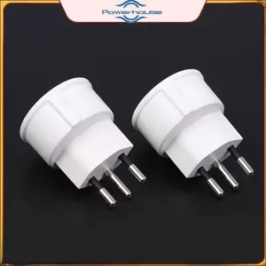 POWER 1 Bộ chuyển đổi Thụy Sĩ nhúng Bộ chuyển đổi phích cắm EU DE Đức Soet 3 chân Bộ chuyển đổi phích cắm Thụy Sĩ Nút chuyển sang phích cắm Pháp.