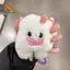 CANAMEK Sang Trọng Đồ Chơi Kawaii Thỏ Dễ Thương Búp Bê Quái Vật Nhỏ Hoạt Hình Trẻ Em Móc Khóa Cặp Đôi Bapa Nhồi Bông Mặt Dây Chuyền Phụ Kiện Quà Tặng CSF