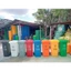 Thùng Rác 30, 60, 120 Lít Nhựa Dày HDPE Nhiều Màu Ngoài Trời Có Bánh Xe | Shop Gửi Nhanh (30-60L không có bánh xe)