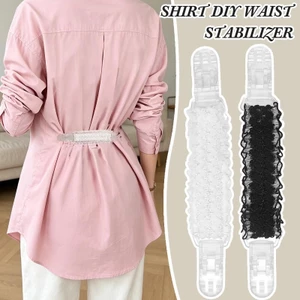 2 Chiếc Có Thể Tái Sử Dụng Eo Cinching Fixator, Vô Hình Liền Mạch Eo Shaper Cho Áo Sơ Mi Váy Sườn Xám, Tạo Kiểu Ngày Giao Tiếp Hàng Ngày