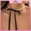 MYPANDA Thanh Lịch Nhung Ruy Băng Nơ Choker Nelace Dành Cho Nữ Cưới Goth Giả Ngọc Trai Xương Đòn Dây Xích Y2K Phụ Kiện.