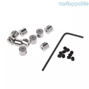 10Pcs Pin Keepers Pin Safe Locks Pin Backs Clasp Locking Pin With Wrench Tools