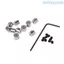 10Pcs Pin Keepers Pin Safe Locks Pin Backs Clasp Locking Pin With Wrench Tools
