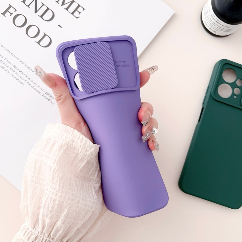 Ốp Điện Thoại TPU Mềm Bảo Vệ Ống Kính Cửa Sổ Trượt Cho Redmi Note 12 11 11s 10 9 PRO PROPLUS 12C 10C 4G 5G Vỏ Chống Sốc