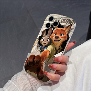 Vỏ cặp đôi Judy Nick dễ thương cho Xiaomi 11 12 lite 14 15 15t ULTRA POCO F4 F6 F7 M3 M6 M7 X3 X4 GT NFC X5 X6 X7 PRO Redmi 10 13 14 15 9 A3 A5 NOTE 10 8 9S PRO PLUS NYK