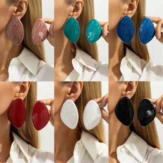 Đôi bông tai hợp kim thiết kế cổ điển giọt dầu từ châu Âu và châu Mỹ